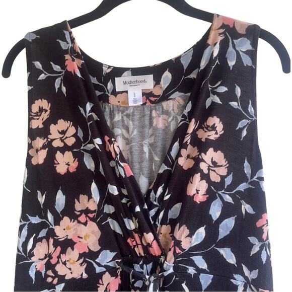 Motherhood Maternity Maxi Dress - Sleeveless Floral Comfortable Flowy - Size LG - Picture 2 of 14